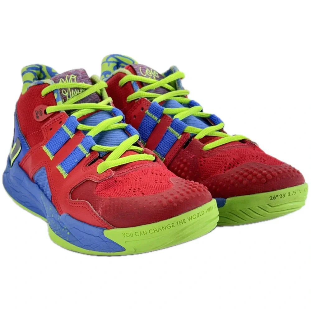 New Balance Coco CG1 DigiCoco Men 8.5 Energy Red Bright Lapis Green Lace Up Logo - Picture 1 of 13